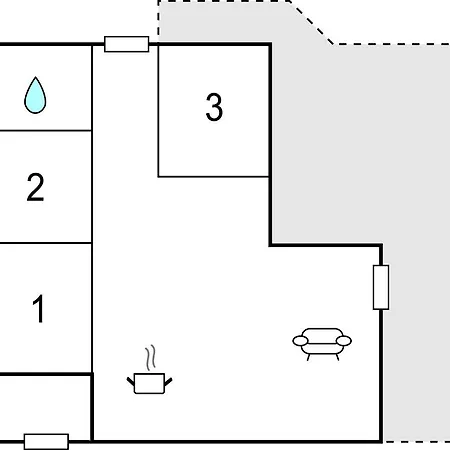 Three-bedroom Holiday In Hjorring *